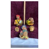 6 Pirate Bosson Figures