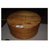 Wooden cheese box
