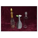 Art glass black and white  11"
Water bottle