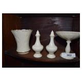4 pcs. cream  w/ gold trim, Lenox USA