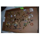 Collection of pin back souvenir