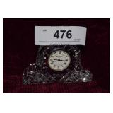 Waterford petite desk clock 4" W x  3" H