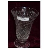 Waterford fluted 10" H vase