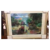 New gallery print Impressionistic print of couple