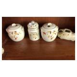 Jewel Tea Autumn Leaf pattern 4 pcs