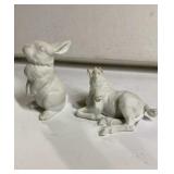 Petite Kaiser bunny rabbit and horse 2.5"