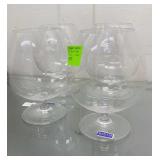 4x Marquis by Waterford brandy sniffers