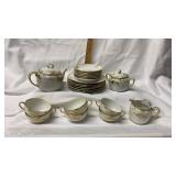 21pc Nippon China Hand Painted