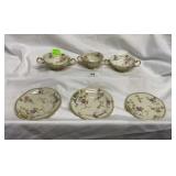 6pc Castleton China Sunnyvale Dishes