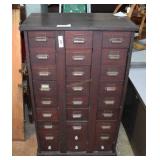27 Drawer Poplar cabinet  wooden parts
