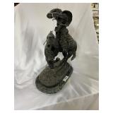 Large "Rattlesnake" by Frederick Remington bronze