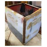 Coca-Cola floor cooler. Outer shell.