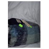 Glen Cree  full/queen sized blue toned throw.100%