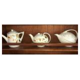 3 Autumn Leaf tea pots to include Hall 1996