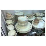 Hall Autumn Leaf dinnerware 100+ pcs original.