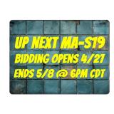 UP NEXT MA-S19 OPENS 4/27 - ENDS 5/8 6PM CDT