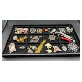Collection of Mixed Pendants Costume Jewelry