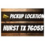 PICKUP LOCATION - HURST TX 76053