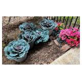 Faux Artificial Plants Cabbage & Flowers