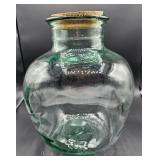 Large Glass Container Jar w/ Cork Top