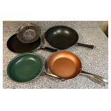 Collection of Kitchen Cookware Skillets