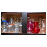 Collection of Glass Vases / Jars