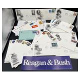 US First Day Issue Envelopes / Reagan & Bush...