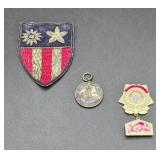 WWII US Military CBI Patch / USSR & Prussian Medal