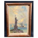 R. Atkinson Fox Framed Print ï¿½In New York Bay"