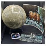 Vtg Space Collectibles / Rand McNally Lunar Globe