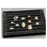 Collection of Rings Costume Jewelry