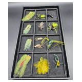 Hand Tied Fishing Flies in Storage Case