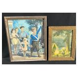 Vintage ï¿½The Crossing Guardï¿½ &ï¿½Campfireï¿½ Prints