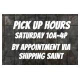 PICK UP HOURS