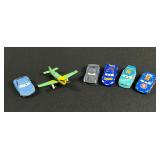 Lot of 6 Disney Pixar Cars & Plane Die Cast Toys
