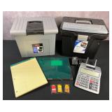 Mixed Lot Office Supplies w/ Casio Calculator