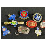 VFW Hat Lapel Pins & Tie Bar Clip