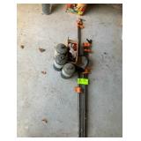 Bar Clamps, Light, Coleman Propane
