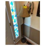 60" Tall Floor Lamp & Fish Display Fish