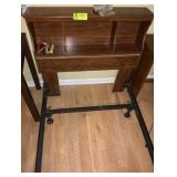 Single Head Board with Bed Rails 40"W