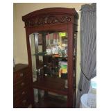 Curio Cabinet with Light 7 Contents 37"X14.5x82.5"