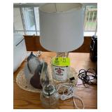 Jim Beam Bottle Lamp, Lantern, Decoy