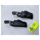 TWO FEDERAL MAN LEATHER HOLSTERS, B200 AND B330