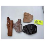 LEATHER REVOLVER HOLSTERS. NO 4, SAFARI LAND, INSI