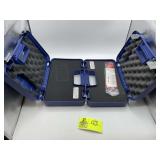 TWO SMITH AND WESSON HARD PISTOL CASES