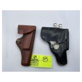 GERMAN FLAT HOLSTER AND BROWNING FN MODEL 1922 HOL