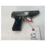 JP SAUER AND SONS MODEL 38H CAL 32 AUTO OR 7.65 SN