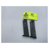 TWO PB CAL 9 SHORT OR 380 AUTO MAGAZINES