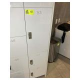 ONE SECTION OF LOCKERS, VARIOUS SIZES, LOCKER NO 5