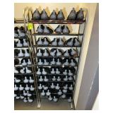 SHOE RACK, 22 IN X 57 IN, NO CONTENTS. LOT LOCATED